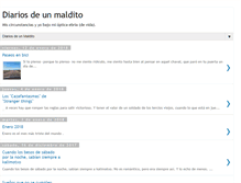Tablet Screenshot of diariosdeunmaldito.com